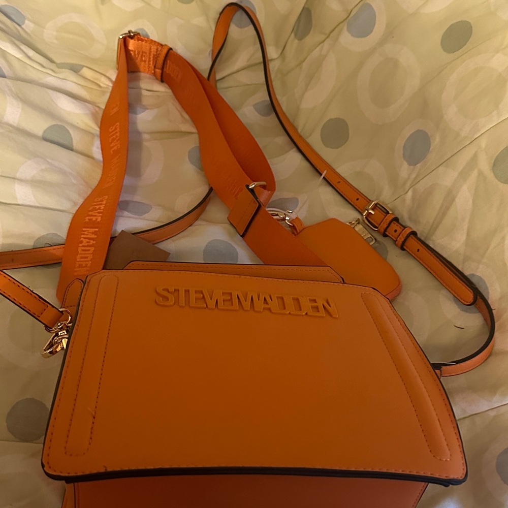 Steve Madden Bold Orange Crossbody Bag